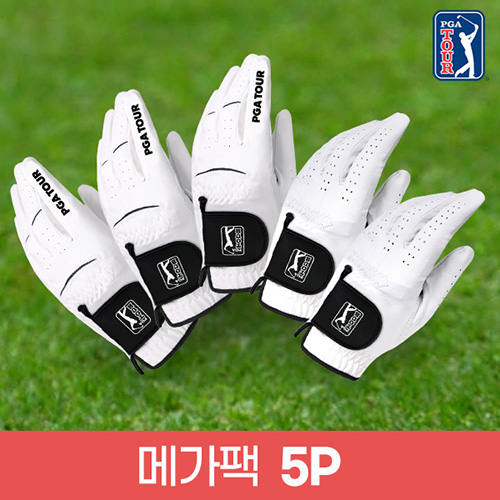 PGA투어 맥스 BLACK 골프 장갑 5P 메가팩 : 골프맥스