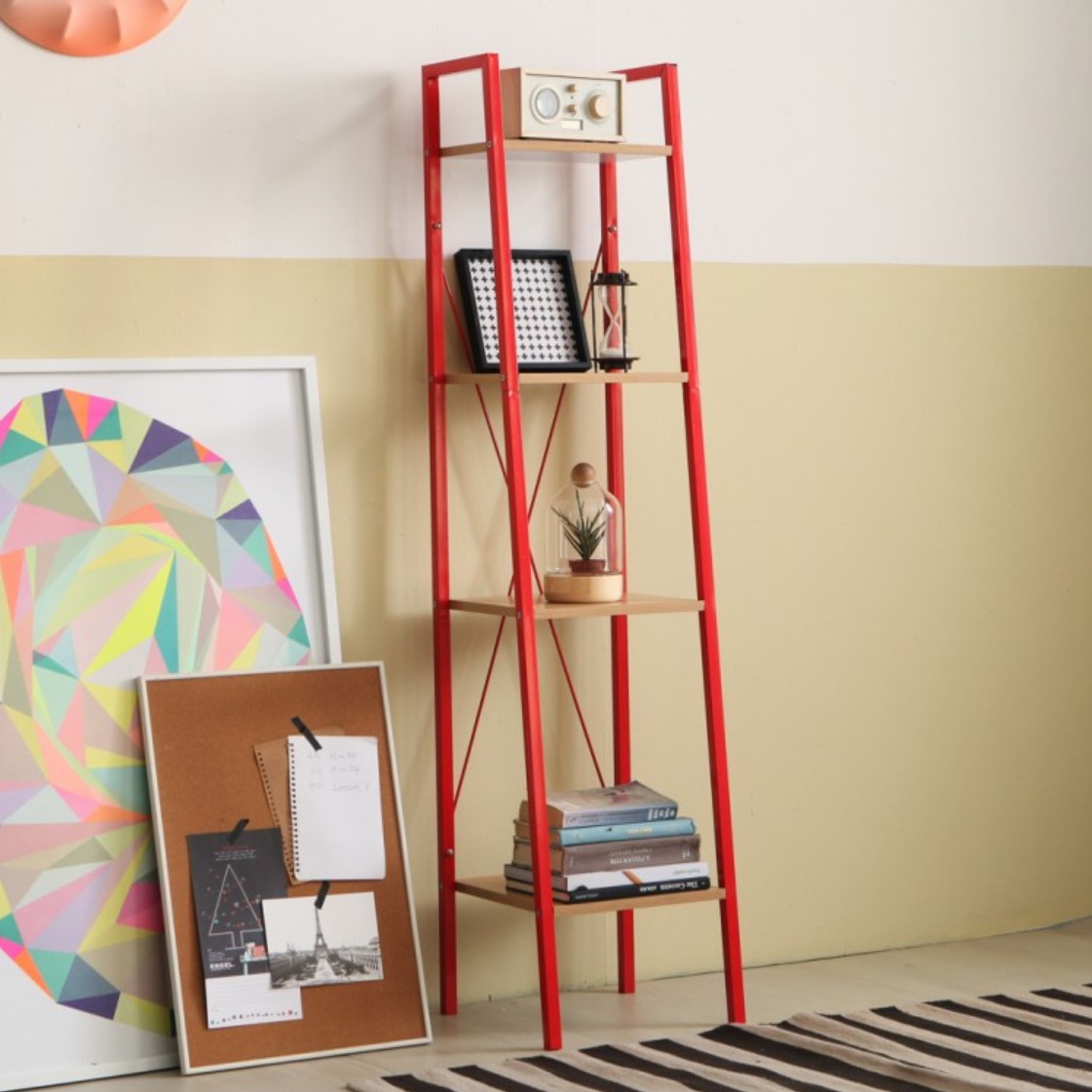 철제 선반 수납 거실 팬트리 다용도실 펜트리 조립 모듈 4단