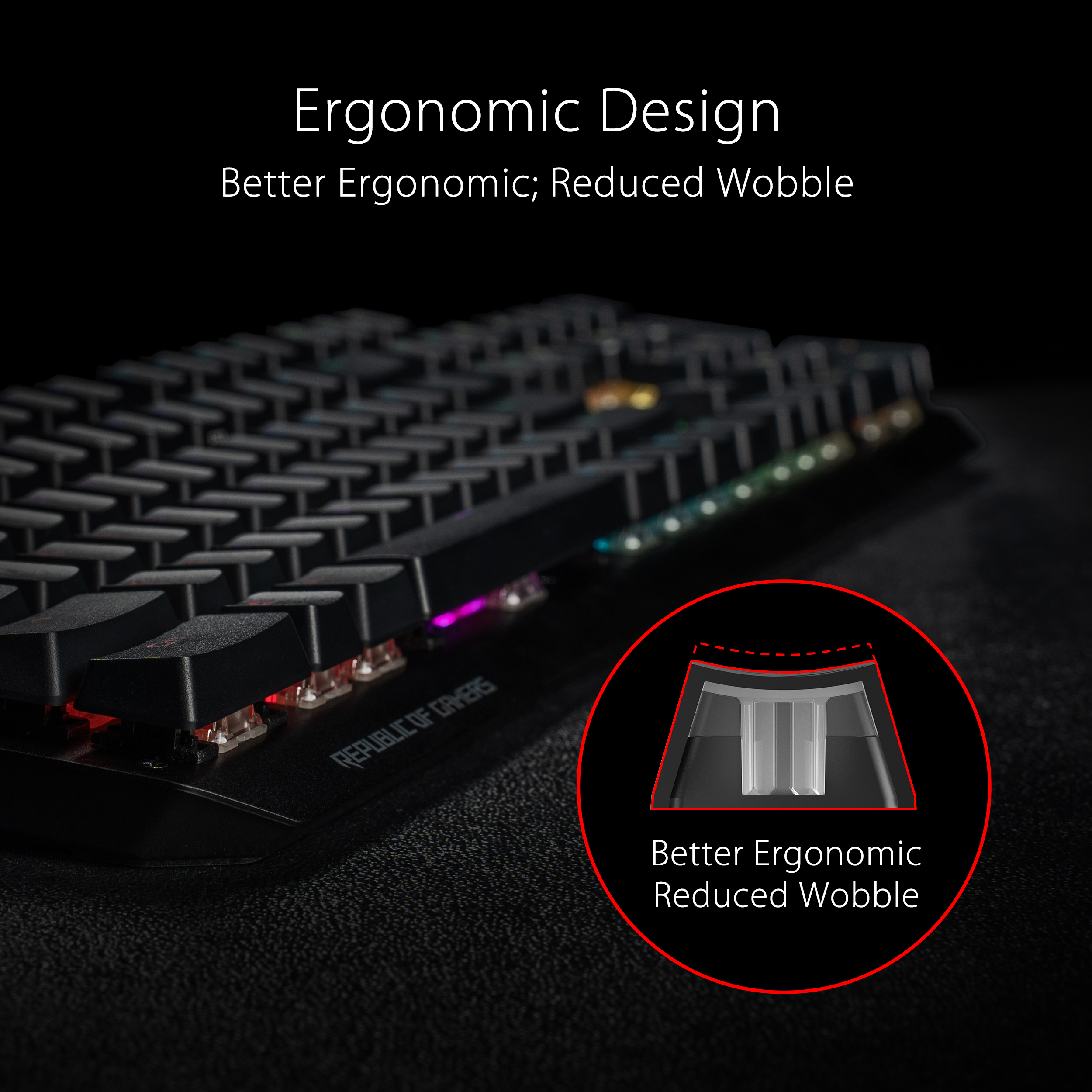 [특가] ASUS ROG PBT 이중사출 영문 키캡 셋트 [NX, CHERRY] - 상세 이미지 3