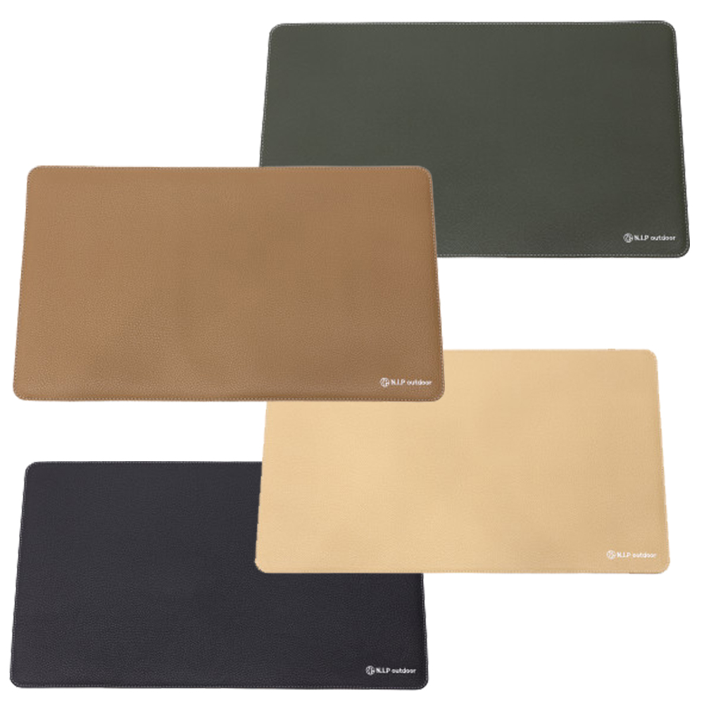 [호환] N.I.P 쿨러스탠드 필드랙 가죽상판 더블패드 블랙&베이지