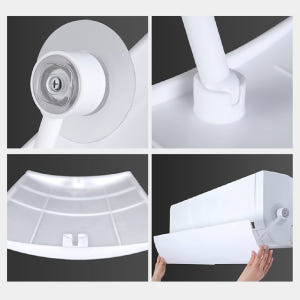 벽걸이 에어컨바람막이 무타공 에어컨 윈드바이저 가림막 개봉기 | 실사용 후기 - 상품 이미지 4