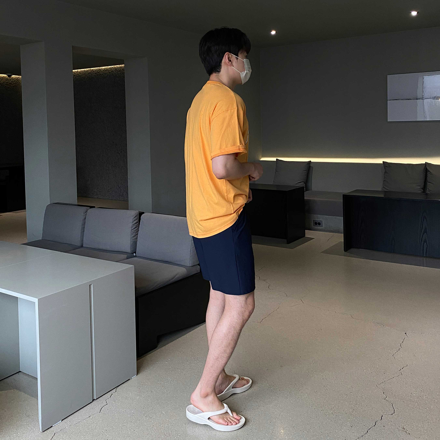 1+1 냉장고반바지 냉감반바지 나일론반바지 - 상세 이미지 4