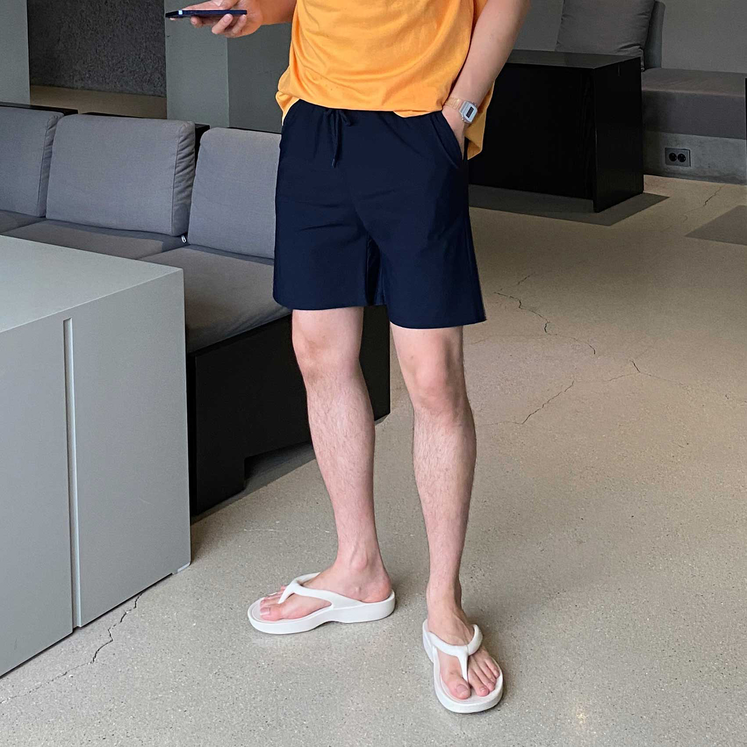 1+1 냉장고반바지 냉감반바지 나일론반바지 - 상세 이미지 2