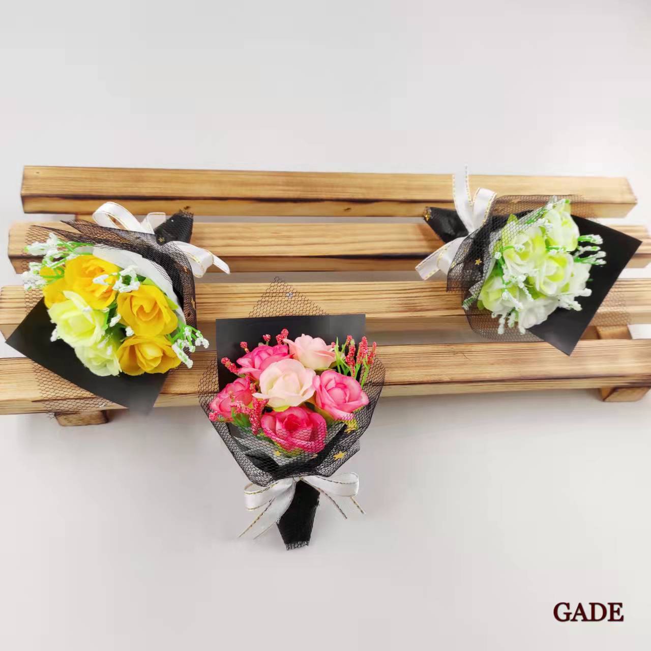 가더GADE 1Z 납골당꾸미기 납골당꽃 봉안당꽃 꽃다발 미니조화 꽃 추모 장식 헌화 추모공원 - 상세 이미지 2