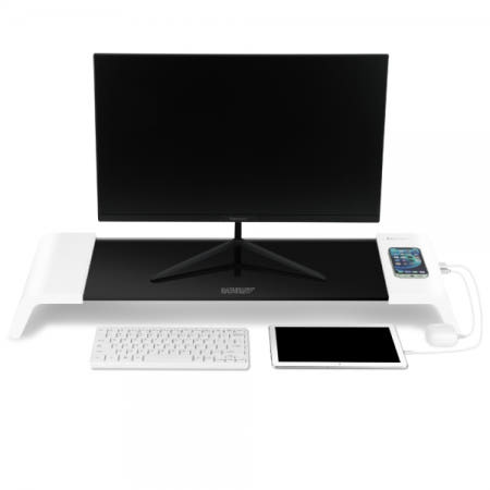 Newsync MB2427UV USB 무선충전 모니터받침대 블랙