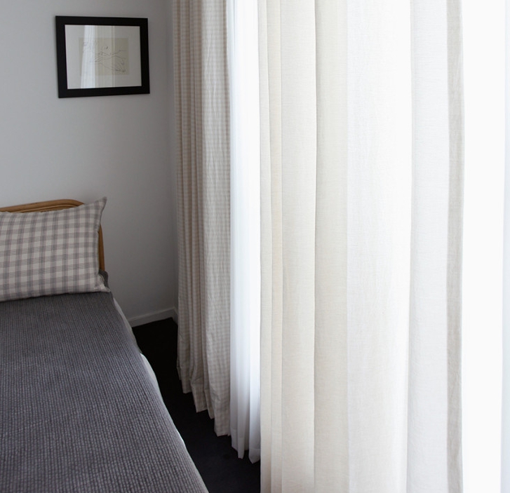 바이아미 멜란 무지 베이지 아이방커튼 아기방 안방 면 맞춤 커튼