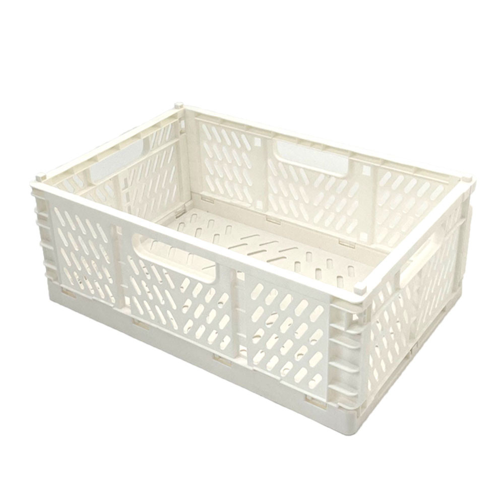 만능활용 접이식 플라스틱 수납바구니 S 정리 바스켓 팬트리정리함