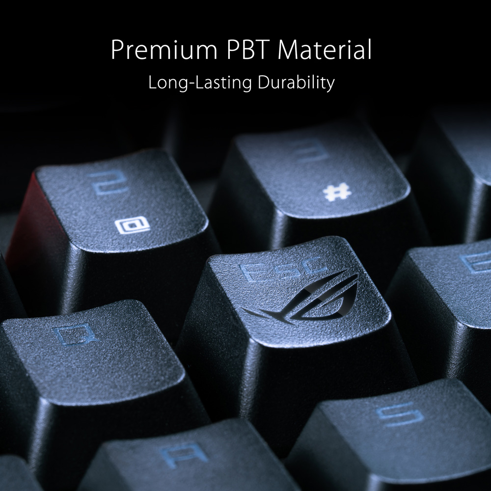 [특가] ASUS ROG PBT 이중사출 영문 키캡 셋트 [NX, CHERRY] - 상세 이미지 2