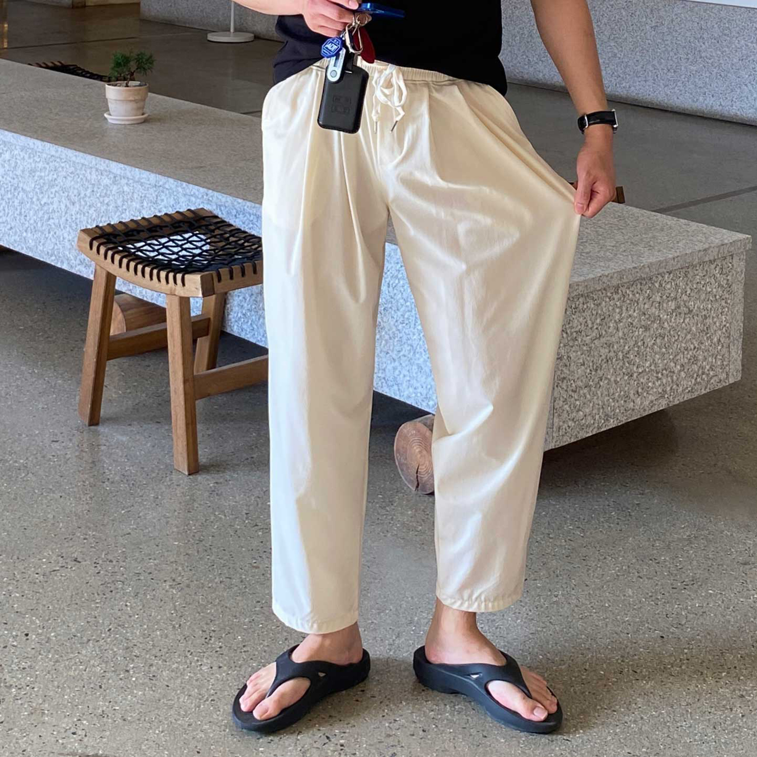 남자항아리바지 벌룬팬츠 배정남바지 구르카팬츠 - 상세 이미지 3