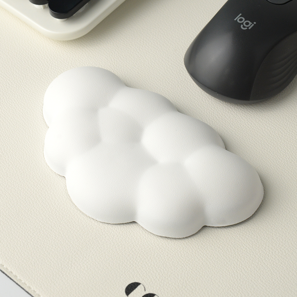 쿠슝 구름 팜레스트 마우스 손목 받침대 메모리폼 쿠션 패드