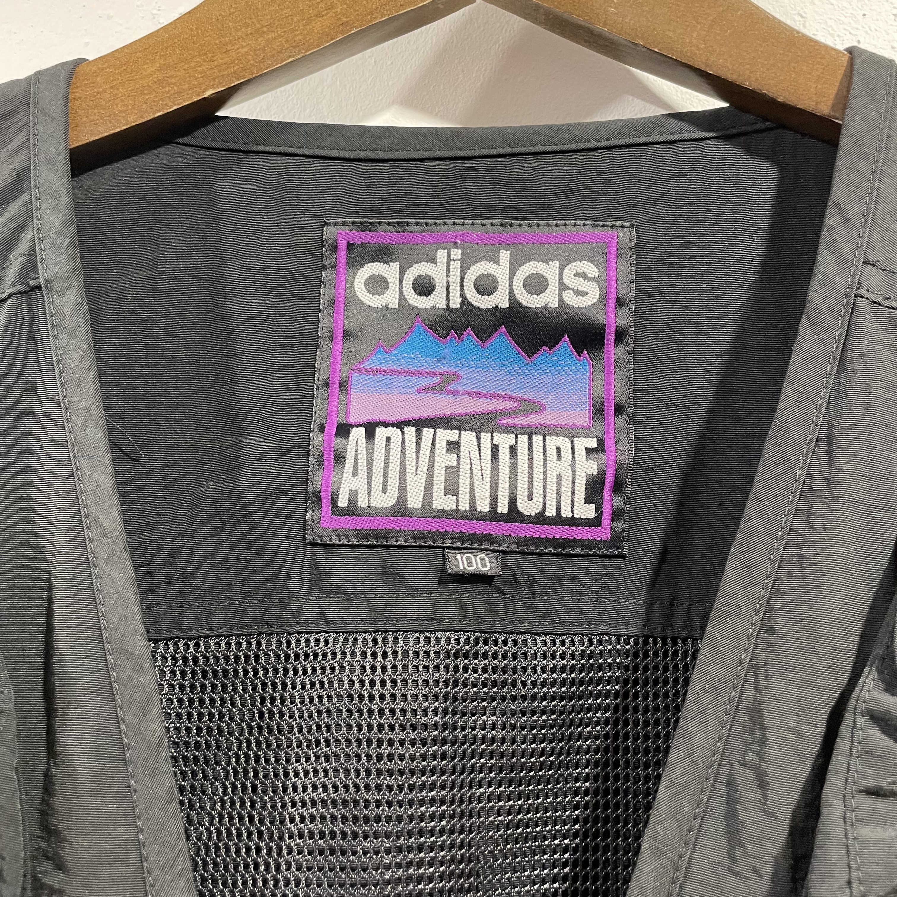 ウェア 90s adidas ADVENTURE fishingvest vintage 希少 90s adidas アディダス フィッシングベスト ADVENTURE