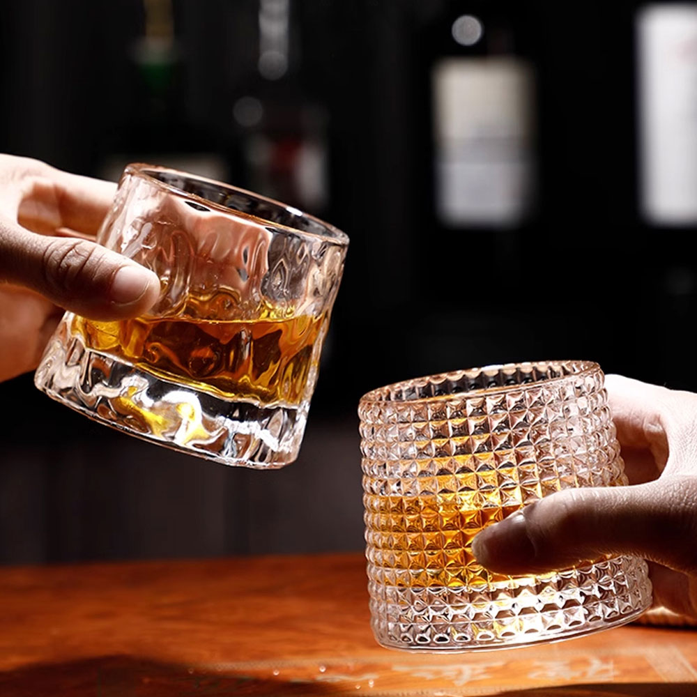 위스키잔 온더락잔 언더락잔 크리스탈 칵테일 양주잔 웨이브