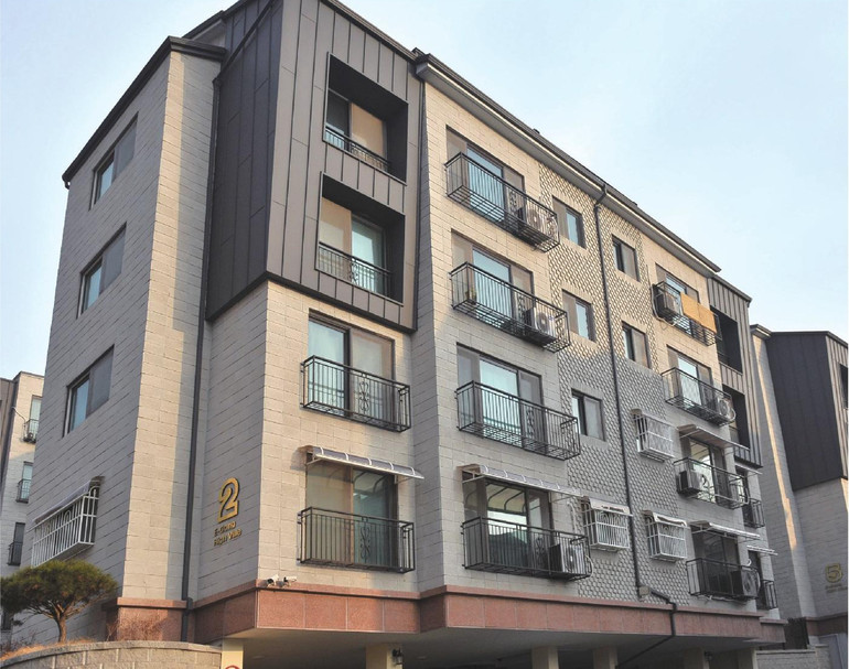 모노타일 점보 390x190x15T 화이트그레이 / 하다건재