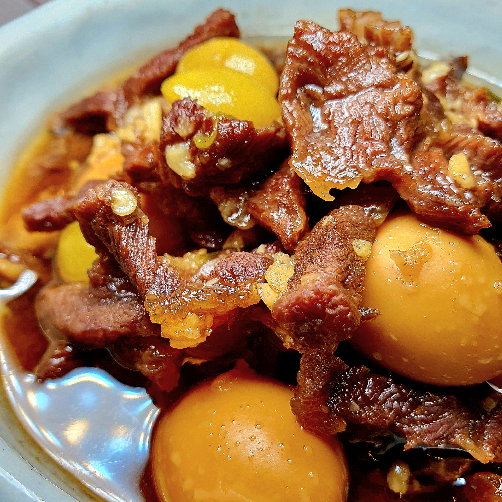 밑반찬 한우 소고기 쇠고기 새송이버섯 메추리알 장조림 400g - 상세 이미지 3