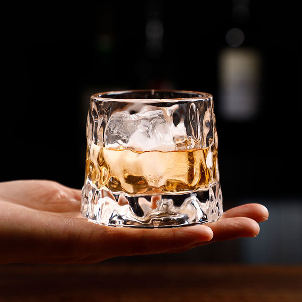 위스키잔 온더락잔 언더락잔 크리스탈 칵테일 양주잔 웨이브