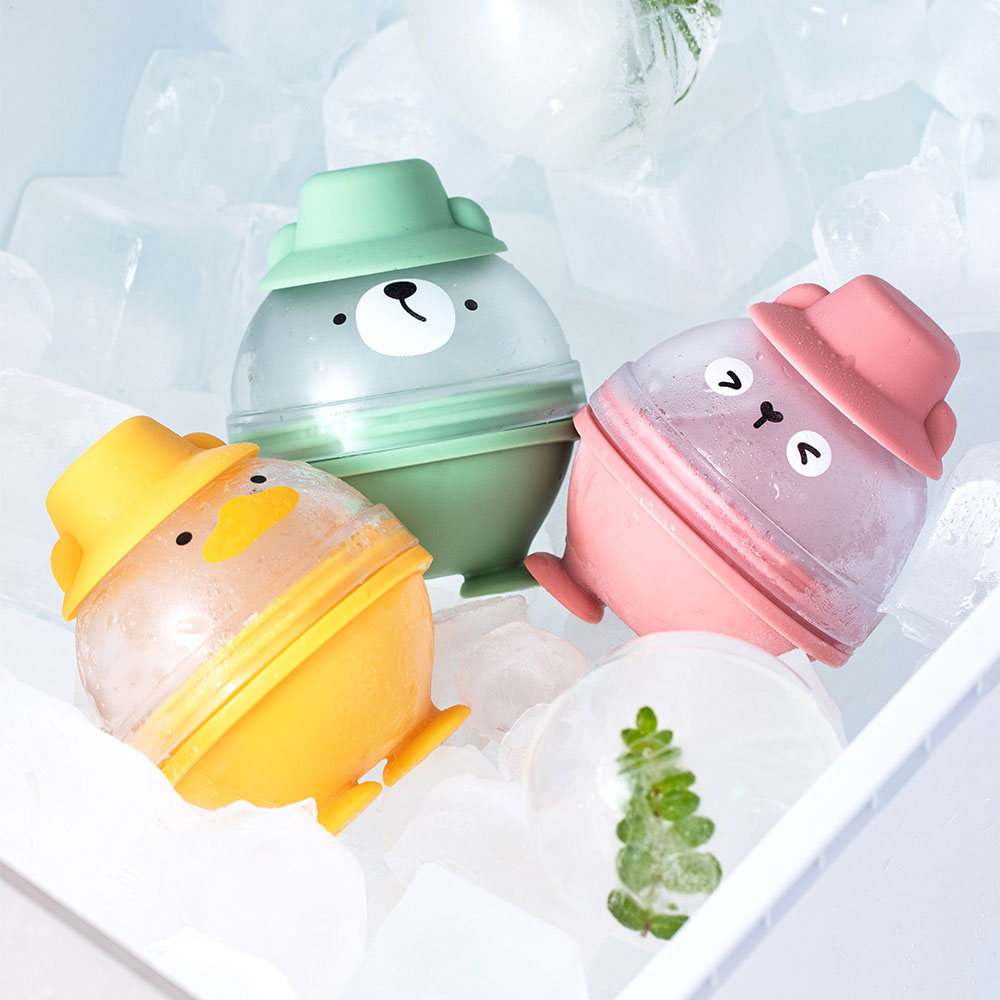 얼음트레이 왕 실리콘 하이볼 얼음틀 아이스볼메이커 3개+3개