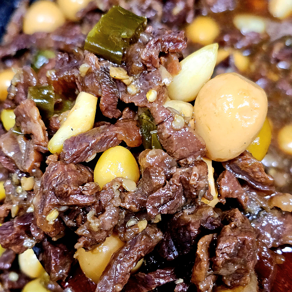 밑반찬 한우 소고기 쇠고기 새송이버섯 메추리알 장조림 400g - 상세 이미지 4