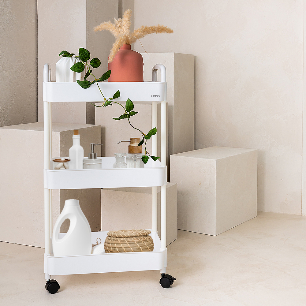 레토 트롤리 3단 이동식 웨건 LKF-T01