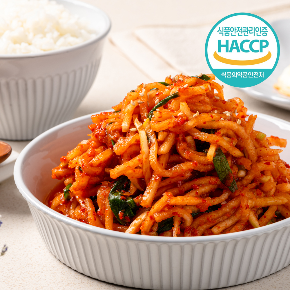 운림가 50년전통 국내산 무생채 김치 2kg