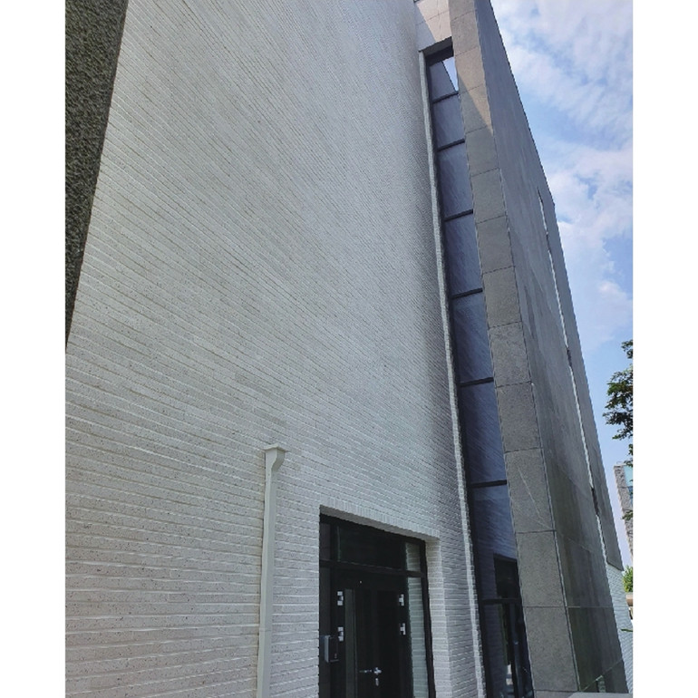 모노타일 롱브릭 490x53x17T 그레이 화이트 블랙 / 하다건재 와이드벽돌타일