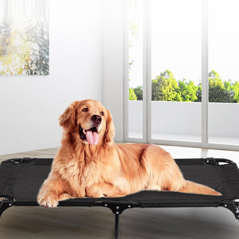 개과천선 시원한 사계절 접이식 휴대용 빅 강아지 해먹 애견 캠핑 의자 쇼파 야전 침대
