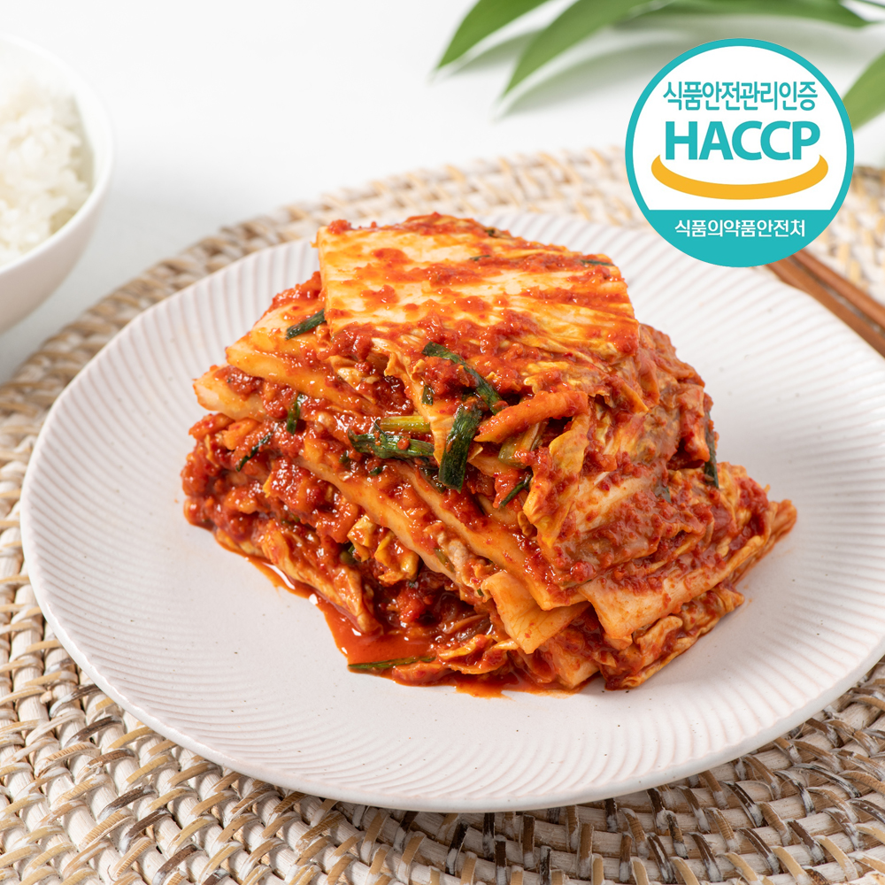 운림가 50년전통 국내산 썰은 배추 맛김치 2kg 이미지 4