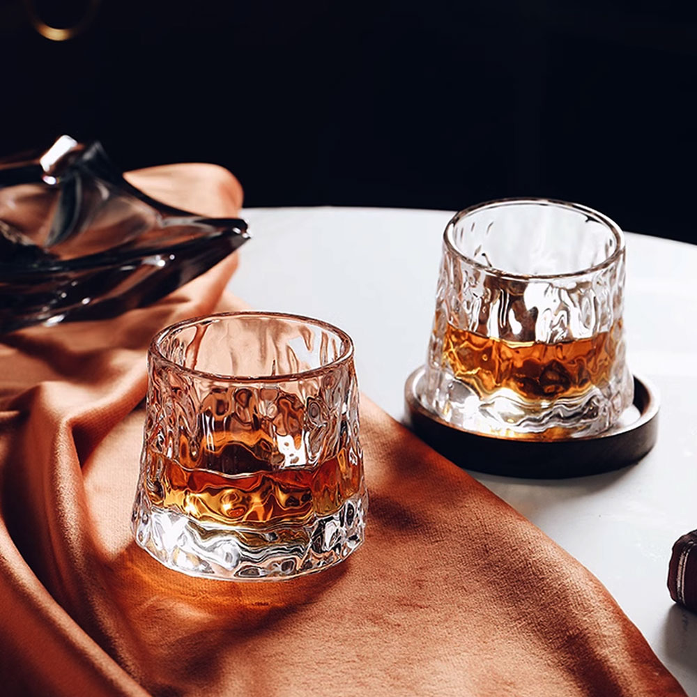위스키잔 온더락잔 언더락잔 크리스탈 칵테일 양주잔 웨이브