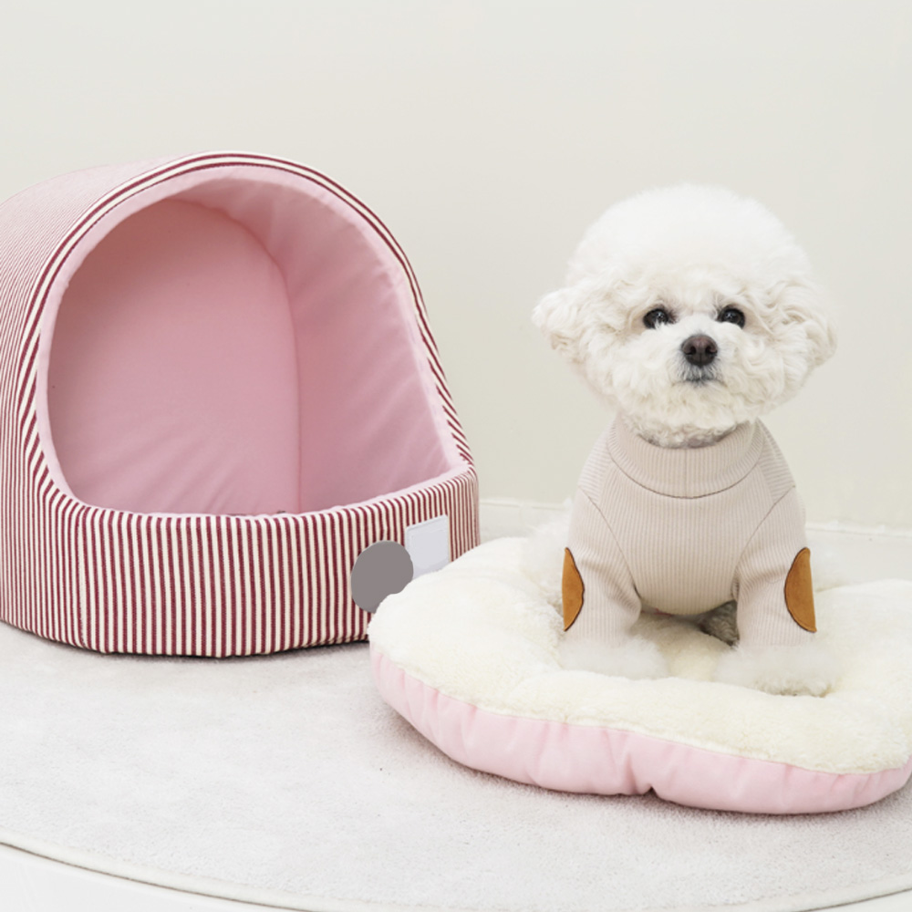 개과천선 투엘 강아지 하우스 고양이 동글이하우스 사계절 동굴 숨숨집