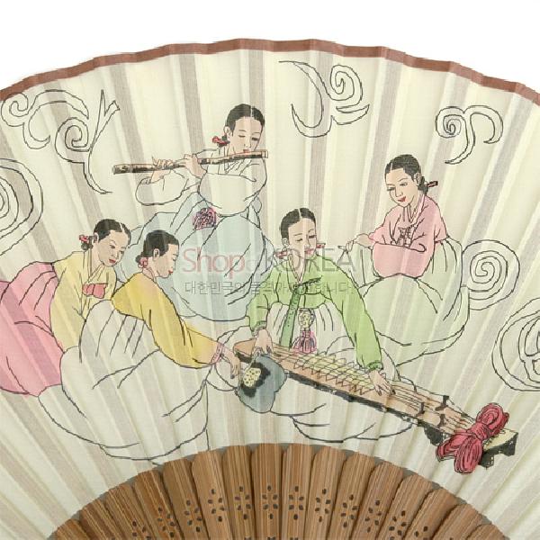 민속부채-거문고 - 상세 이미지 4