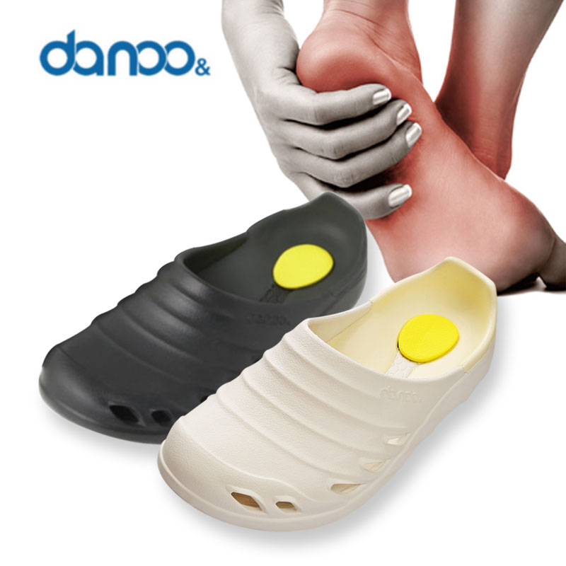 다누앤 힐링맥스 M-1 족저근막 보호 발편한 슬리퍼 실내 사무실 샌들 여름 실내화 간호화 키높이 힐에그 논슬립