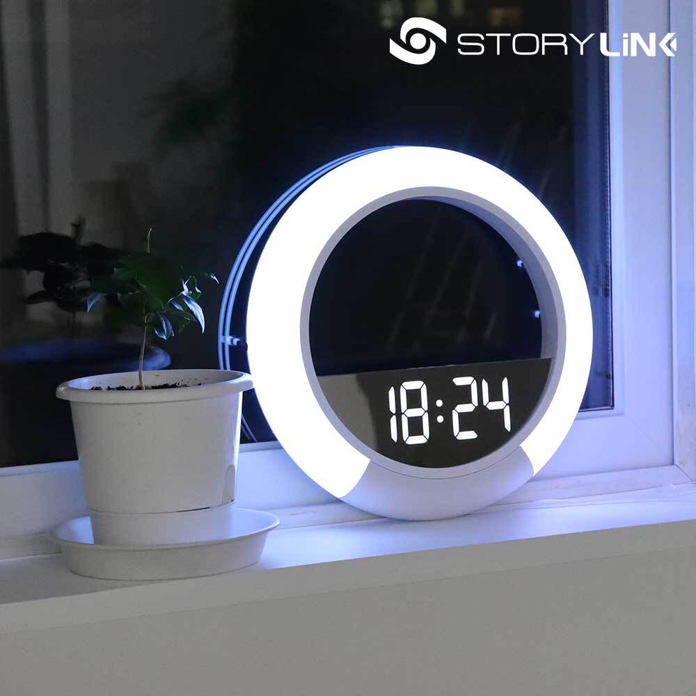 스마트 LED벽시계 LED시계 벽걸이시계 디지털시계 무소음벽시계 거실인테리어벽시계 거실시계 이미지 7