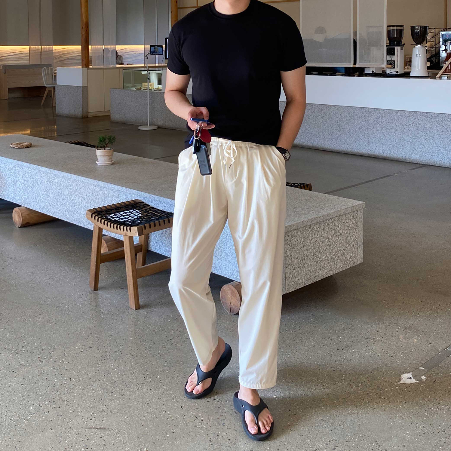 남자항아리바지 벌룬팬츠 배정남바지 구르카팬츠 - 상세 이미지 4