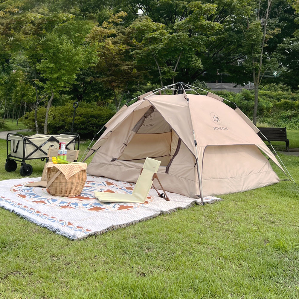 원터치 텐트 쉘터 캠핑 자동텐트 그늘막 피크닉 공원