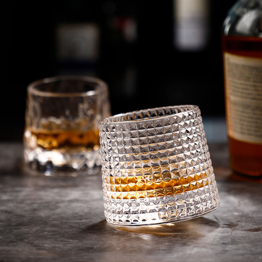 위스키잔 온더락잔 언더락잔 크리스탈 칵테일 양주잔 웨이브