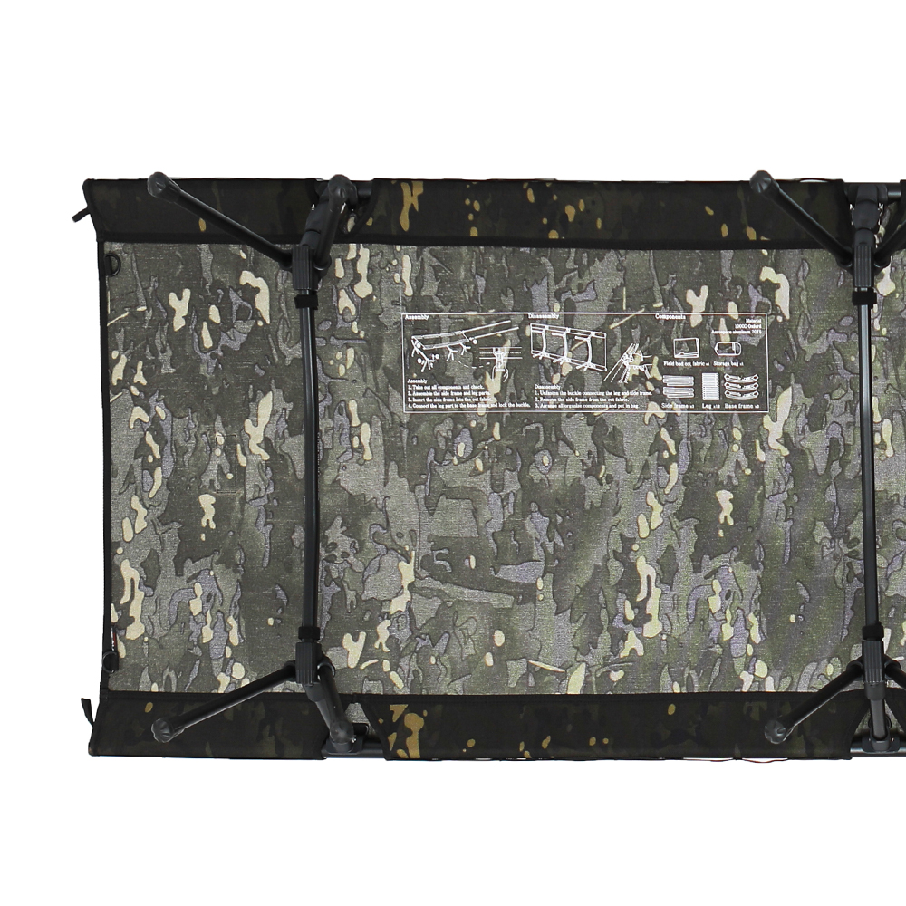 야침 초경량 접이식 1인용 휴대용 경량 캠핑 라이트카모 야전침대