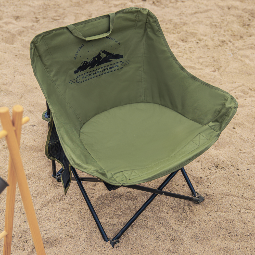 로티캠프 캠핑 의자 릴렉스 체어 경량 휴대용 등받이 접이식 로우 EWC 탄