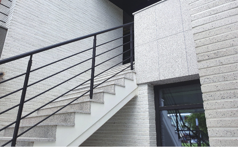 모노타일 롱브릭 490x53x17T 그레이 화이트 블랙 / 하다건재 와이드벽돌타일