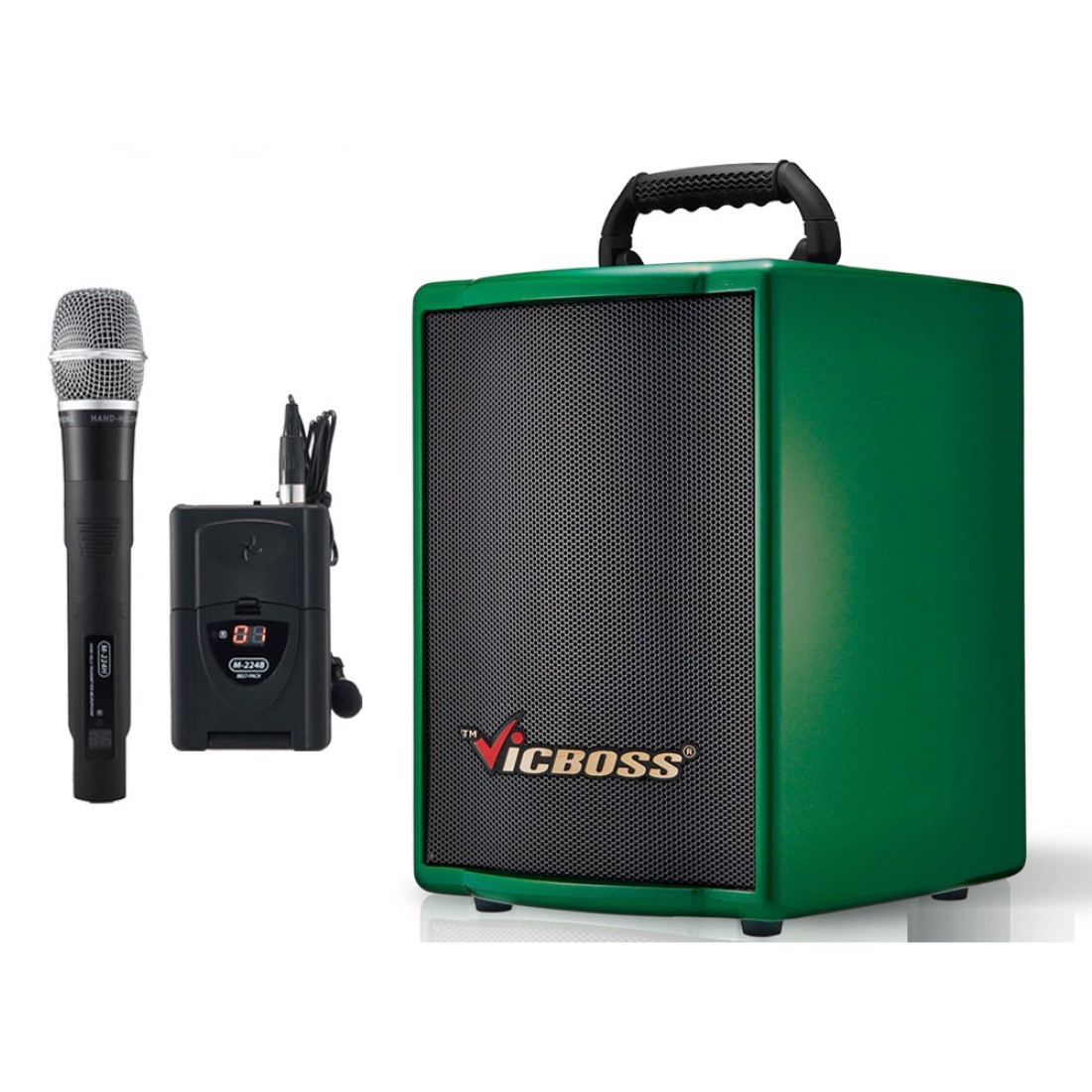 PWA-H841UB 250W 버스킹 이동식 야외용 행사용 앰프 스피커 VICBOSS