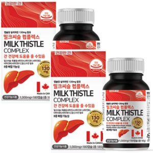 힐링팩토리 밀크씨슬 컴플렉스 1000mgx360캡슐 12개월 캐나다산 실... 맛있게 먹은 솔직 후기 - 상품 이미지 1
