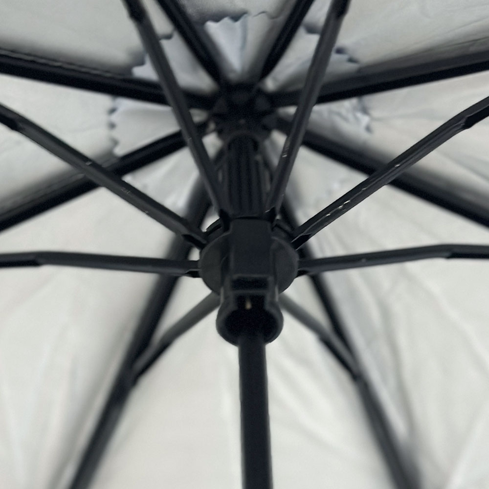 3단 수동 우산 단우산 접이식우산 실버 블랙 반전
