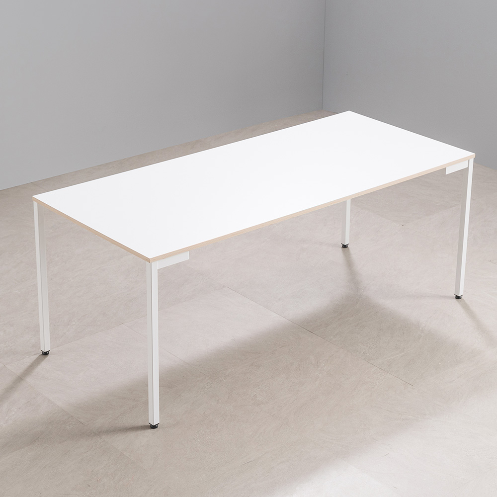 리시스커스텀 베이직 책상 1800x800mm, 화이트 - 상품 이미지