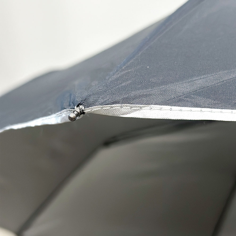 3단 수동 우산 단우산 접이식우산 실버 블랙 반전