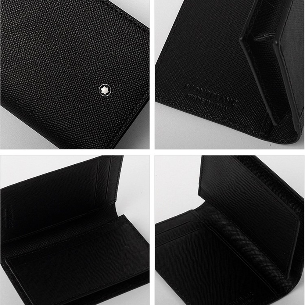 몽블랑 카드지갑 반지갑 사토리얼 6cc 남자 명품 지갑 명함 케이스 카드홀더 슬롯 상세 이미지 3