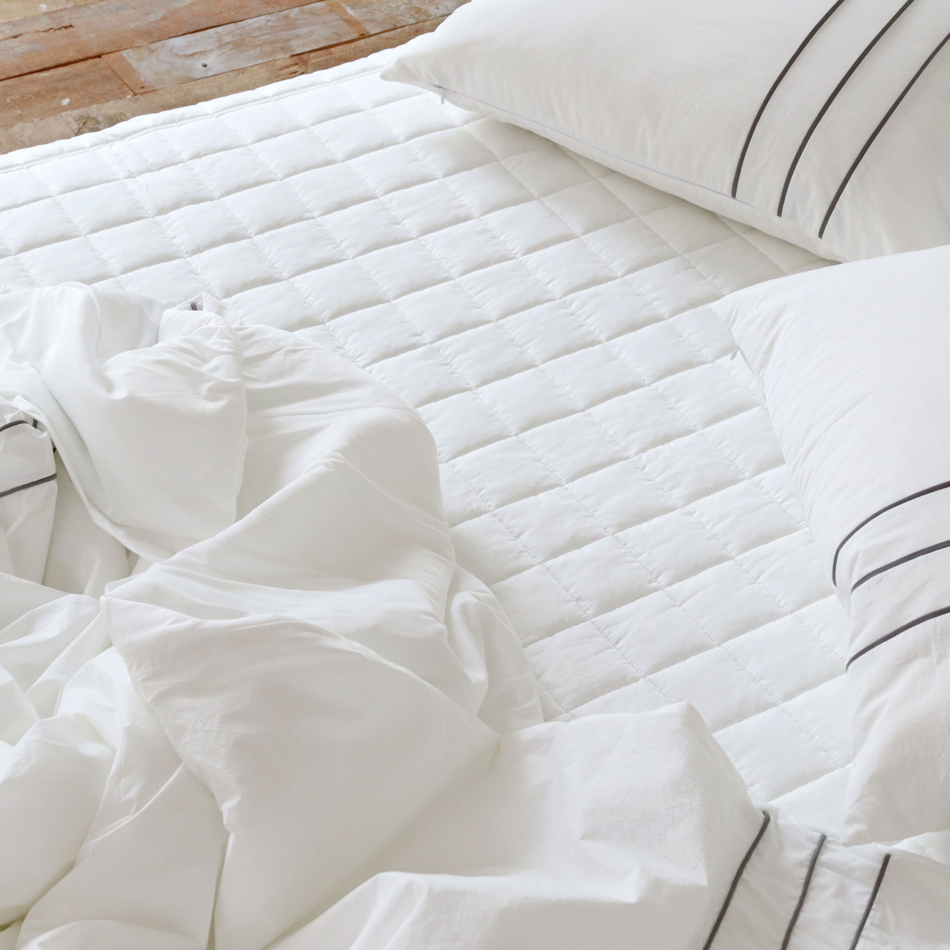 미드나잇 여름 냉감 미끄럼방지 쿨매트 듀라론 항균 침대패드 Q/K