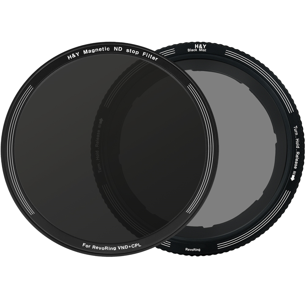 HNY 레보링 1/2 블랙미스트+클립온 ND8 KIT 67-82mm - 상품 이미지