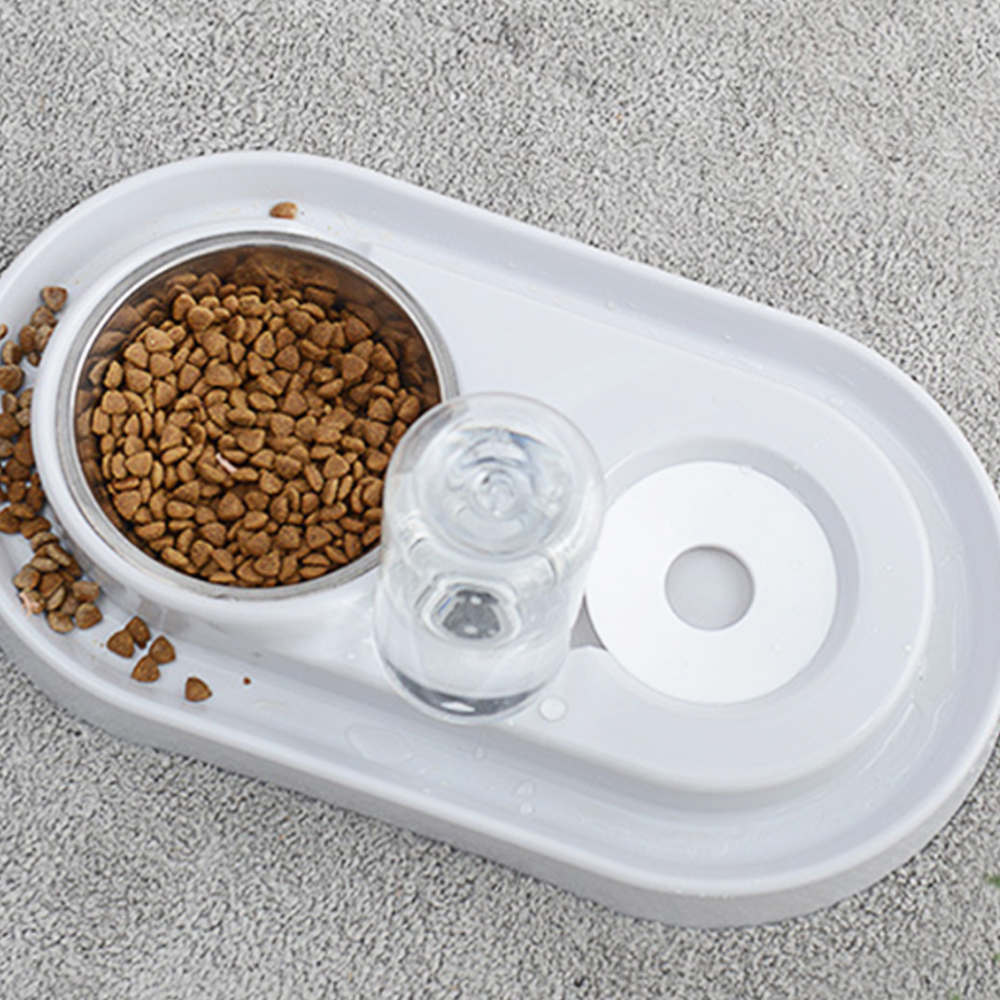 개과천선 클린 급수 스텐 식기 강아지밥그릇 고양이물그릇 애견 식기 개 2구