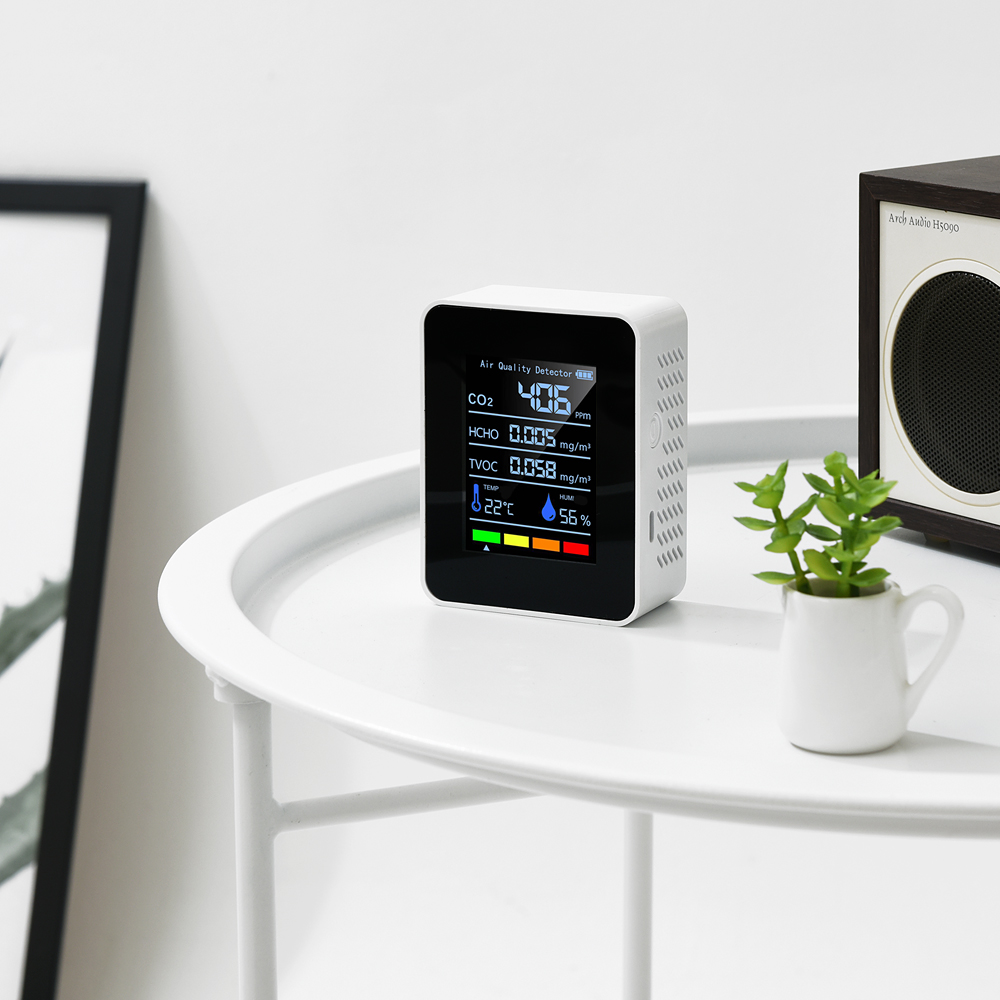 노바리빙 NV01 프리미엄 공기질측정기 온습도계 TVOC HCHO CO2 스위스산센서 이미지 3