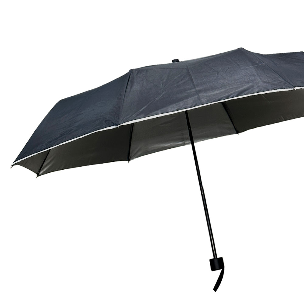 3단 수동 우산 단우산 접이식우산 실버 블랙 반전