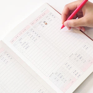 리훈 오늘쓰임 반년 신혼부부 가계부 다이어리 캐시북 용돈기입장 모눈 실사용 후기 | 효과 있을까? - 상품 이미지 4