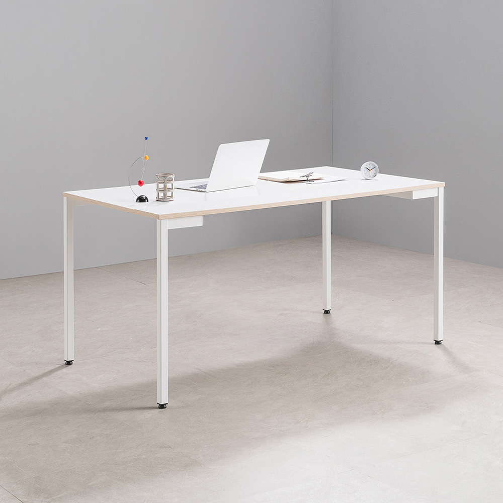리시스커스텀 베이직 책상 1400x800mm, 화이트 - 상세 이미지 5